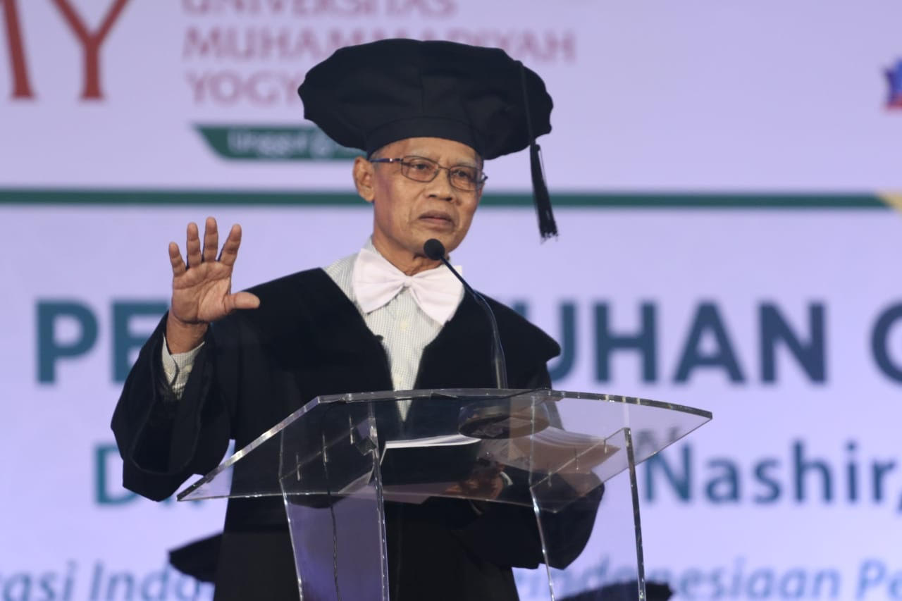 Pidato Lengkap Pengukuhan Guru Besar Ketum PP Muhammadiyah